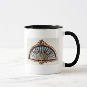 Lockern Sie auf, verziert mit einer Szene einer Tasse