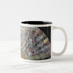Lockern Sie die Schilderung der Heirat von Louis Zweifarbige Tasse