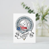 Lockhart Clan Abzeichen Postkarte (Stehend Vorderseite)