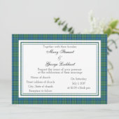 Lockhart Scottish Wedding Einladung (Stehend Vorderseite)
