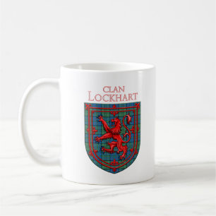 Lockhart Tartan Scottish Kariert Lion Rampant Kaffeetasse
