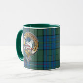 Lockhart Tartan und Abzeichen Tasse (Vorderseite Links)