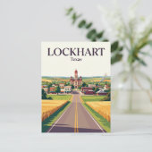 Lockhart USA Postkarte (Stehend Vorderseite)