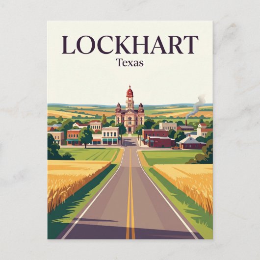 Lockhart USA Postkarte (Vorderseite)