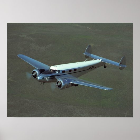 Lockheed, 12A Electra, 1938_Classic Aviation Poster (Vorne)