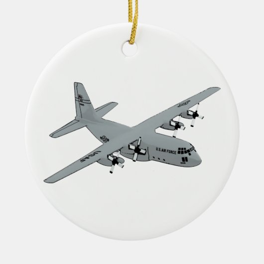 Lockheed C-130 Herkules Keramikornament (Vorne)