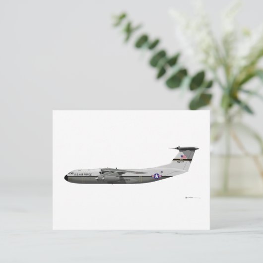 Lockheed C-141A Starlifter Postkarte (Stehend Vorderseite)