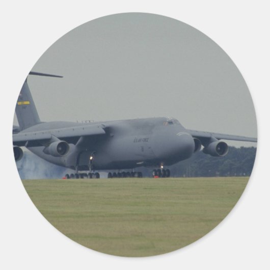 Lockheed C-5B Galaxy, Landung Runder Aufkleber (Vorderseite)