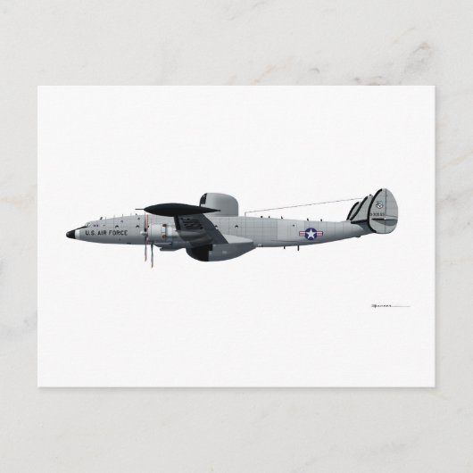 Lockheed EC-121 Warning Star "Triple Nickel" Postkarte (Vorderseite)