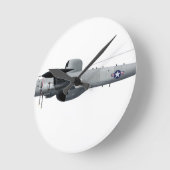 Lockheed EC-121 Warning Star "Triple Nickel" Runde Wanduhr (Winkel)