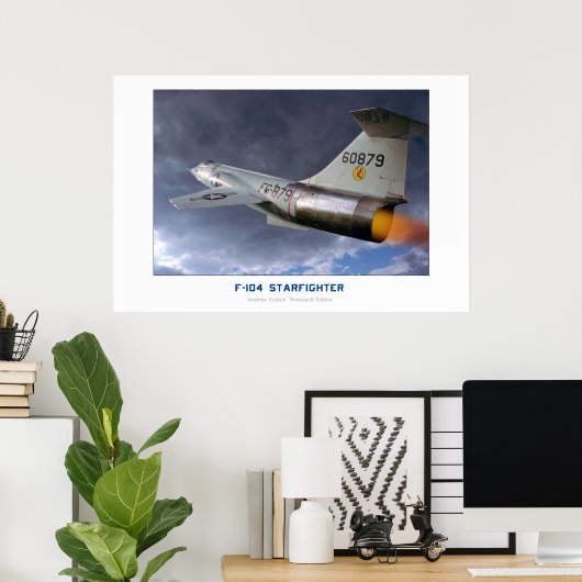 Lockheed F-104 Starfighter Poster (Heimbüro)