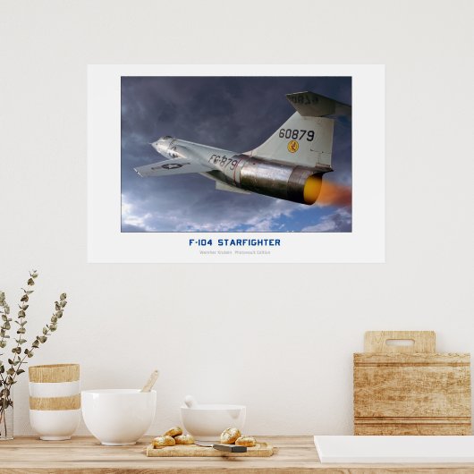 Lockheed F-104 Starfighter Poster (Küche)