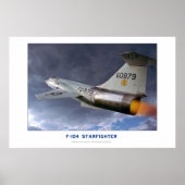 Lockheed F-104 Starfighter Poster (Vorne)