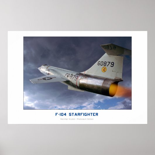 Lockheed F-104 Starfighter Poster (Vorne)