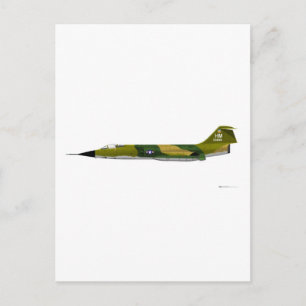 Lockheed F-104 Starfighter Postkarte