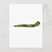 Lockheed F-104 Starfighter Postkarte (Vorderseite)