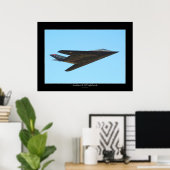 Lockheed F-117 Nighthawk Poster (Heimbüro)