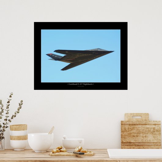 Lockheed F-117 Nighthawk Poster (Küche)