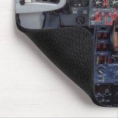 Lockheed Jetstar II Instrumentenfeld und Cockpit Mousepad (Ecke)