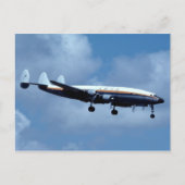 Lockheed L-1049 Super Constellation AMSA Postkarte (Vorderseite)