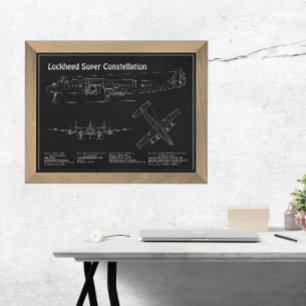 Lockheed L-1049 Super Constellation - Pläne PD Fotodruck