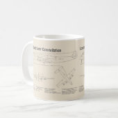 Lockheed L-1049 Super Constellation - Pläne SD Kaffeetasse (Vorderseite Links)