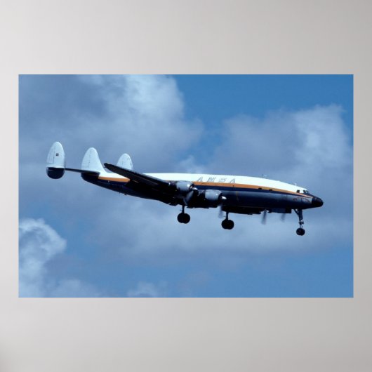 Lockheed L-1049 Super Constellation Poster (Vorne)
