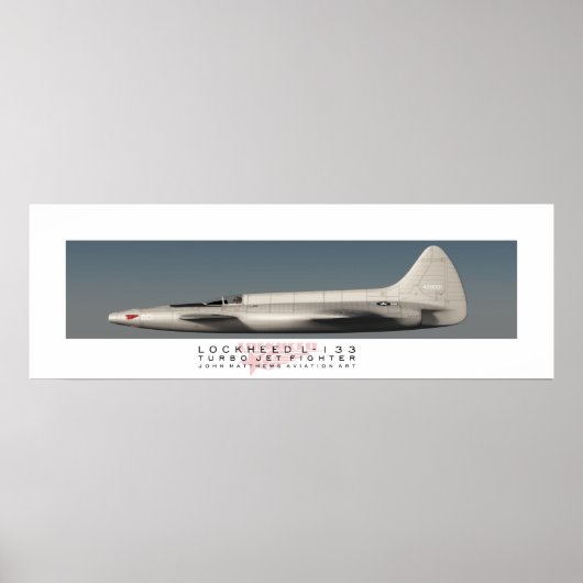 Lockheed L-133 Profile Poster (Vorne)