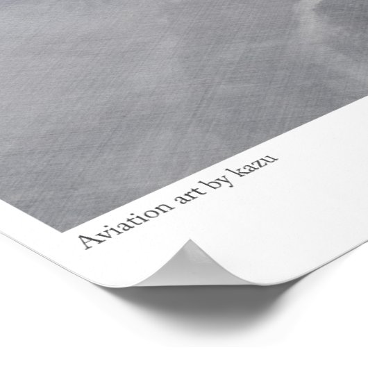 Lockheed Martin F-22 Raptor Poster (Ecke)