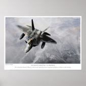 Lockheed Martin F-22 Raptor Poster (Vorne)