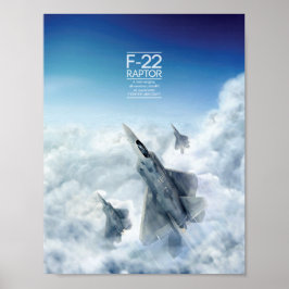 Lockheed Martin F-22 Raptor-Poster Poster