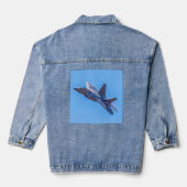 Lockheed Martin F-22A Raptor Jeansjacke (Rückseite)