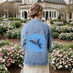 Lockheed Martin F-22A Raptor Jeansjacke