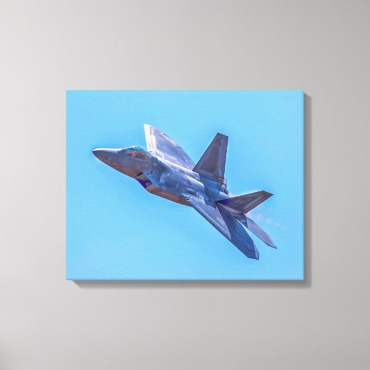 Lockheed Martin F-22A Raptor Leinwanddruck (Vorderseite)
