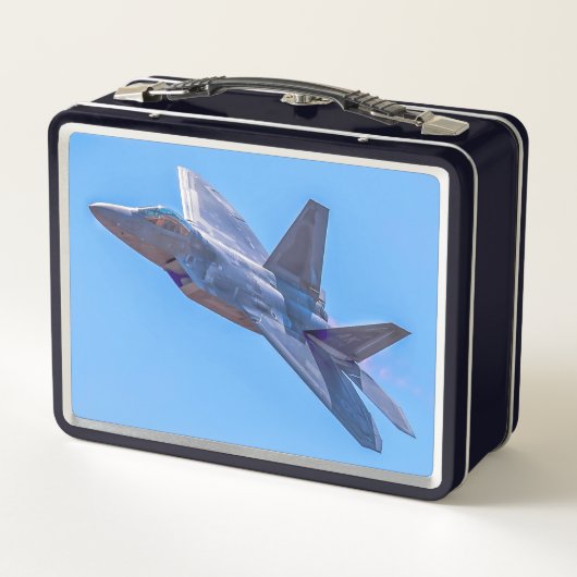 Lockheed Martin F-22A Raptor Metall Brotdose (Rückseite)