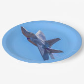 Lockheed Martin F-22A Raptor Pappteller (Schrägansicht)