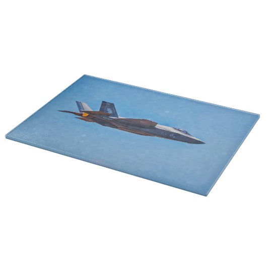 Lockheed Martin F-35A Lightning II Cutting Board Schneidebrett (Ecke)