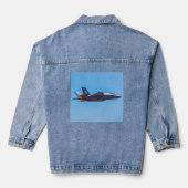 Lockheed Martin F-35A Lightning II Jeansjacke (Rückseite)