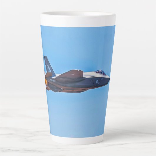 Lockheed Martin F-35A Lightning II Latte Tasse (Vorderseite)