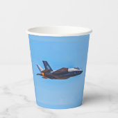Lockheed Martin F-35A Lightning II Pappbecher (Rückseite)