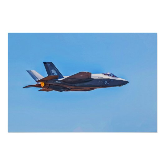Lockheed Martin F-35A Lightning II Poster (Vorderseite)