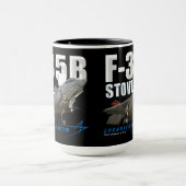 Lockheed Martin F-35B Blitz II Stealth Fighter Tasse (Zentrum)