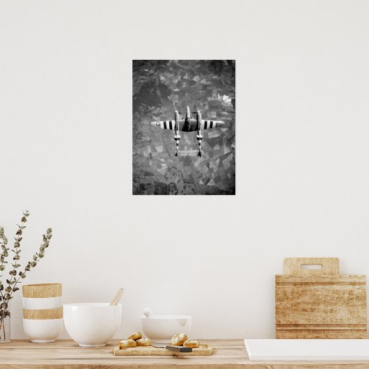 Lockheed P-38 Blitze Poster (Küche)