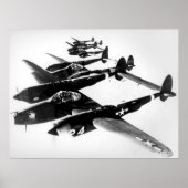Lockheed P-38 Blitze Poster (Vorne)