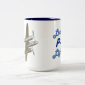 Lockheed P-38 Blitze Zweifarbige Tasse (Mittel)