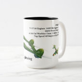 Lockheed P-38G Blitze Zweifarbige Tasse (VorderseiteRechts)