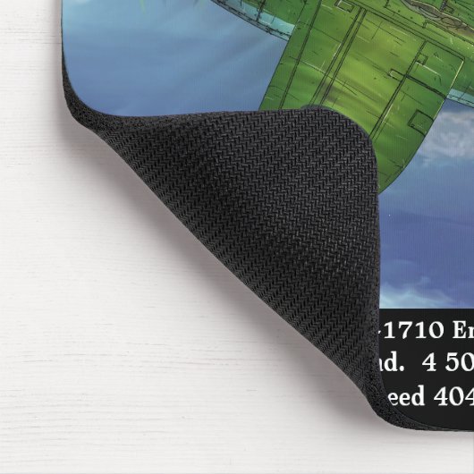 Lockheed P-38G Blitzflugzeug Mousepad (Ecke)