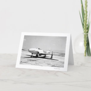 Lockheed P-80A Flugzeug Karte