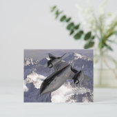 Lockheed SR-71 Blackbird - Postcard Postkarte (Stehend Vorderseite)