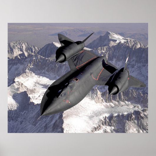 Lockheed Sr-71 Blackbird Poster (Vorne)